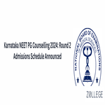 Karnataka NEET PG Counselling 2024 Round 2 Admissions Schedule Announced